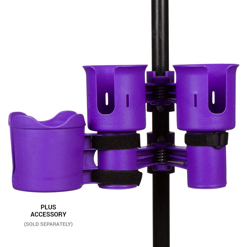 ROBOCUP Plus, (Purple), Add-On Accessory XL Extension Cup Holder, Larger Drink Capacity, Perfect for Boats, Golf Carts, Walkers, Wheelchairs and Work. Made in USA (Includes 1) - Image 2